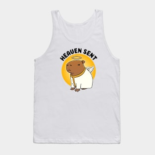 Heaven Sent Capybara Angel Tank Top